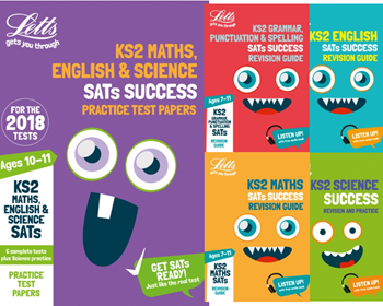 Letts Year 6 KS2 SATs Exam Revison Pack [5 BOOKS]