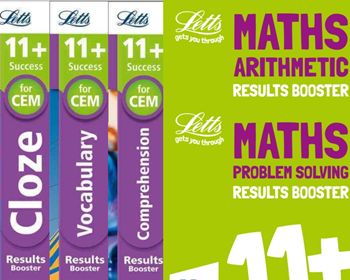 Letts CEM 11+ English and Maths Booster Pack [5 BOOKS]
