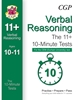 CGP CEM 11+ 10-Minute Tests (Age 10-11) Verbal Reasoning Book 1