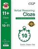 CGP CEM 11+ 10-Minute Tests (Age 10-11) Verbal Reasoning: Cloze (Book 2)